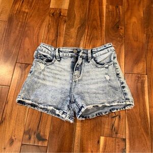 BKE Denim girls Shorts adjustable waist size 16